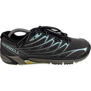 Merrell Womens Bare Access Arc 4 J03934 Black Teal Trail Running Shoes Sz 8.5